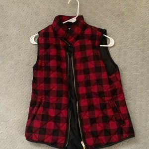 Plaid vest